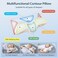 HOMCA Cervical Pillow Memory Foam Pillows - Contour Memory Foam Pillow for Neck Pain Relief, Orthopedic Neck Bed Pillow for Side Sleepers Back and Stomach.