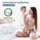 HOMCA Cervical Pillow Memory Foam Pillows - Contour Memory Foam Pillow for Neck Pain Relief, Orthopedic Neck Bed Pillow for Side Sleepers Back and Stomach.