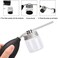Noverlife Powder Spray Bottles, Portable Hairdressing Tools Hair Building Fiber Spraying Bottle, Nozzle Pump Hair Loss Sprayer Atomizer, Dry Glitter/Mica Spray Pump Dispenser.