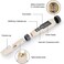 ORAPXI Digital Salinity Tester for Salt Water - Waterproof IP67 Salinity Meter with ATC Large Range 0-200ppt Saltwater Tester for Seawater, Aquariums, Marine Monitoring, and Koi Fish Pond.