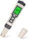 ORAPXI Digital Salinity Tester for Salt Water - Waterproof IP67 Salinity Meter with ATC Large Range 0-200ppt Saltwater Tester for Seawater, Aquariums, Marine Monitoring, and Koi Fish Pond.