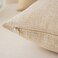 K KEVIN TEXTILE Decorative Linen Throw Pillow Covers Cushion Case Star Pillowcase for Bed Sofa, 2 Pcs, (24 x 24 Inch, Cream Beige.