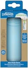 Dr. Brown's Narrow 100% Silicone Baby Bottle Sleeve, Blue, 8oz.