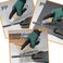 CUTTEREX Heavy Duty Shark Utility Knife with 10 Blades, Vinyl, Roofing, Carpet, Drywall and Roofing materials, Black Plastic Handle.
