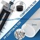Miniwell Shower Filter 720-Plus with replaceable cartridges, shower head filter with Double Filters, remove 99% chlorine (z-Replacement-41 Filters.