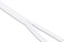 Lakesstory 30" Invisible Nylon Bridal Gown Zipper White 30 inch Zip for Sewing Craft.