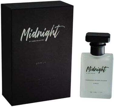 كولونيا RawChemistry Midnight Pheromone Infused للرجال 1 أونصة.