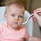 Dr. Brown's Designed to Nourish TempCheck Spoons, 4-Pack, Blue.