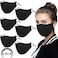 YYTDAISHU Black Reusable Breathable Cloth Face Protection，Adjustable Washable Male and Women Fashion Face Protection Cover.