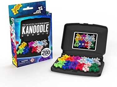 Educational Insights Learning Resources 3037 Kanoodle Cosmic-Brain Teaser Puzzle Challenge, Travel Games for Kids, Teens and Adults, Ages 7.