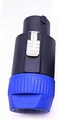 Wixine 4Pcs 8 Pole Conductor Pin Speakon Compatible PA Speaker Wire Cable end Connector Plugs.