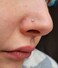 MODRSA Nose Rings for Women Men Nose Piercing Jewelry 20g Nose Ring Hoop Silver Rose Gold Nose Hoop Surgical Stainless Steel Hypoallergenic Diamond Nose Studs L Shape Nose Screw Heart Nostril Jewelry.