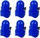 Bbrand Large Trampoline Enclosure Pole Caps with Screw-in Bolts, Only Fit for Poles 1. 5 Inch Diameter, 6 Piece, Blue.
