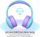 gorsun Bluetooth Kids Headphones with Microphone,Children's Wireless Headsets with 85dB Volume Limited Hearing Protection,Stereo Over-Ear Headphones for Boys and Girls (PinkPurple.