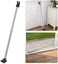SECURITYMAN 2 in 1 Adjustable Door Security BarSliding Glass Door Lock Bar - Constructed of High Grade Iron - Door Jammer Stick, Perfect for HomeApartment Security - Door Stoppers Security Bar.