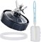 VGEFC Blender Extractor Blade for Ninja Blender, 7 Fins Extractor Blade with Rubber GasketCleaning Brush, Compatible with Nutri Ninja Auto iQ Blender BL482 BL642 NN102 BL682 BL2013 (3 PCS.