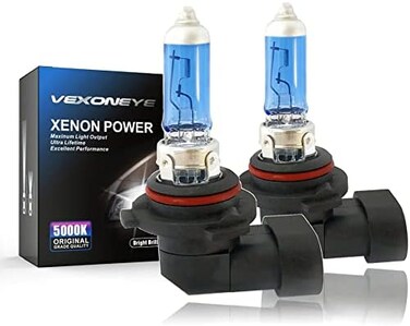 مصباح هالوجين أمامي/مصباح ضباب VEXONEYE 9006/HB4، 12 فولت 51 واط 4500 كلفن مصابيح أمامية بيضاء دافئة، عمر طويل.