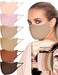 Karizma Face Wardrobe Cloth Face Mask for Women Pack. 6 Buttery Soft Face Masks Washable Fabric with Adjustable Ear Loops.