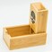 Cusdie Bamboo Dice Tower Foldable Wooden Die Roller Castle Rolling Case for Dungeons and Dragons, Board Game, DD, RPG.