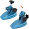 QWORK Outdoor Micrometer Holder With Double Non-slip Clamp Pad For Micrometers Up To 4 Inch (10 cm.