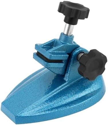 QWORK Outdoor Micrometer Holder With Double Non-slip Clamp Pad For Micrometers Up To 4 Inch (10 cm.