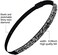 Syhood 6 Pieces Glitter Headband Non-slip Felt Headband Rhinestone Headband Women's Fabric Headband Hairband for Sports and Yoga.