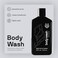 Black Wolf Charcoal Powder Body Wash for Men - 10fl. oz - C - Paraben-Free.