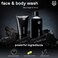 Black Wolf Nation Face and Body Wash for Oily Skin - Activated Charcoal and Salicylic Acid Work To Penetrate Deep Into the Skin Uclogging Pores, and Dissolving Whiteheads and Blackheads.