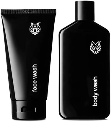 Black Wolf Nation Face and Body Wash for Oily Skin - Activated Charcoal and Salicylic Acid Work To Penetrate Deep Into the Skin Uclogging Pores, and Dissolving Whiteheads and Blackheads.