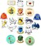CON*QUEST Journals Harry Potter Watercolor Vinyl Stickers, Set of Unique Sticker Decals, 5 Holograms, Waterproof, UVScratch Resistant, Great for Gadgets, Officially Licensed (White Vinyl, 60-Pack.