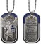 E-Coin Police Officer Prayer Challenge Coin St Michael The Archangel Dog Tag Necklace Pendant Jewelry, 53320.