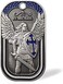 E-Coin Police Officer Prayer Challenge Coin St Michael The Archangel Dog Tag Necklace Pendant Jewelry, 53320.