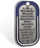E-Coin Police Officer Prayer Challenge Coin St Michael The Archangel Dog Tag Necklace Pendant Jewelry, 53320.