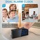 Mesqool Extra Loud Dual Alarm Clock with Vibration for Bedroom,Extreme Bed Shaker Alarm Clock for Deep Sleeper Hard of Hearing Deaf,7" Clear LED Display,USB Port,Battery Backup,Easy to Set for Senior,