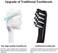 hongjin Extra Soft Toothbrush, Ultra Soft-bristled Adult Toothbrush Micro Nano 15000 Floss Bristle Good Cleaning Effect for Sensitive Teeth Oral Gum Recession.