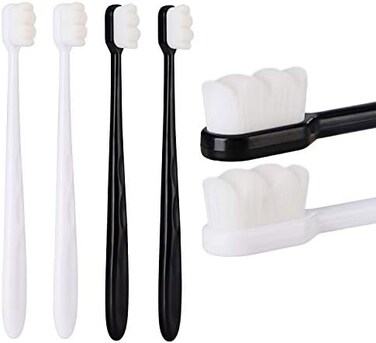 hongjin Extra Soft Toothbrush, Ultra Soft-bristled Adult Toothbrush Micro Nano 15000 Floss Bristle Good Cleaning Effect for Sensitive Teeth Oral Gum Recession.