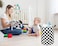 HIYAGON Boys Laundry Basket hamper Kids Hamper Car Toy Organizer Bins for Room Decor,Gift Basket for Bedroom(Racing Flag.