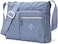 ETidy Crossbody Bag For Women Waterproof Lightweight Casual Shoulder Handbag Purse Bookbag, Blue.