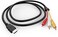 XIAOLIN HDMI to RCA Cable, 1080P 5ft/1. 5m HDMI Male to 3-RCA Video Audio AV Cable Connector Adapter Transmitter for TV HDTV DVD.