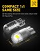 AUXITO 194 LED Bulbs White, Super Bright 1:1 Size, License Plate Light 168 2825 W5W T10 Error Free Car Bulbs for Dome Map Door Courtesy Side Marker Cornering Trunk Light (Pack of 2.