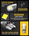 AUXITO 194 LED Bulbs White, Super Bright 1:1 Size, License Plate Light 168 2825 W5W T10 Error Free Car Bulbs for Dome Map Door Courtesy Side Marker Cornering Trunk Light (Pack of 2.