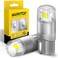 AUXITO 194 LED Bulbs White, Super Bright 1:1 Size, License Plate Light 168 2825 W5W T10 Error Free Car Bulbs for Dome Map Door Courtesy Side Marker Cornering Trunk Light (Pack of 2.