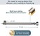 BRIGHT SHOWERS Adjustable Shower Arm for Rain and Handheld Shower Head, 10 Inch Universal Shower Extension Arm Brass Shower Arm Extender Hardware, Brushed Nickel.