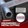 Caliastro 6-Inch Thick Metal Cutting Reciprocating Saw Blades (18 TPIMade of Long Lasting Bi-Metal (HSS Teeth Bonded to HCS Body- 8 Pack -.
