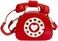 Oweisong Fun Telephone Purse for Women Novelty Phone Tote Handbags Top Handle Shoulder Crossbdoy Bag Red.