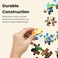 MasterPieces Kids 4-Pack Jigsaw Puzzle Set - World of Animals Collection - 100 Pieces Each - 8"x10".
