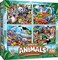 MasterPieces Kids 4-Pack Jigsaw Puzzle Set - World of Animals Collection - 100 Pieces Each - 8"x10".