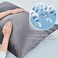 BEDELITE Body Pillow Case Cover, Rayon Made from Bamboo, Cooling Body Pillow Cover for Hot Sleepers and Night Sweats, BreathableSilky Soft Full Long Pillow Case (Grey, 20x54 Inches.