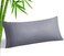 BEDELITE Body Pillow Case Cover, Rayon Made from Bamboo, Cooling Body Pillow Cover for Hot Sleepers and Night Sweats, BreathableSilky Soft Full Long Pillow Case (Grey, 20x54 Inches.