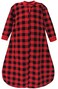 Hudson Baby Unisex Baby Premium Quilted Long Sleeve Sleeping Bag and Wearable Blanket, Buffalo Plaid, 12-18 Months.